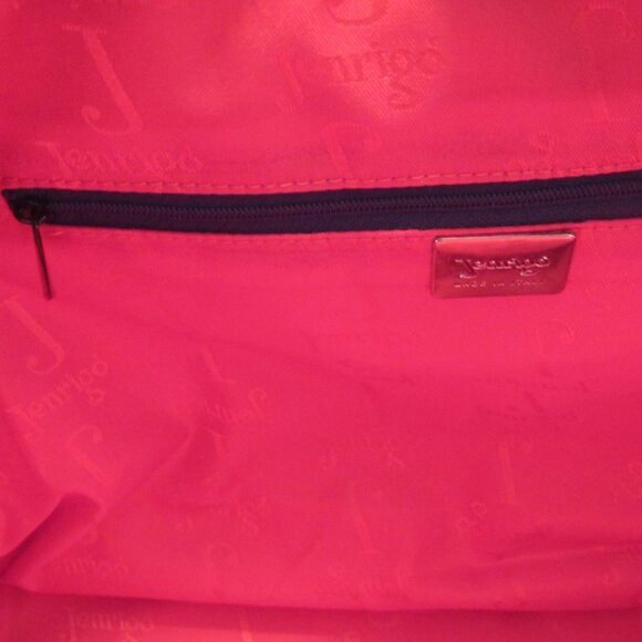 Jenrigo Large Embossed Green Leather Double Handle Satchel/Tote Handbag - Picture 7 of 14